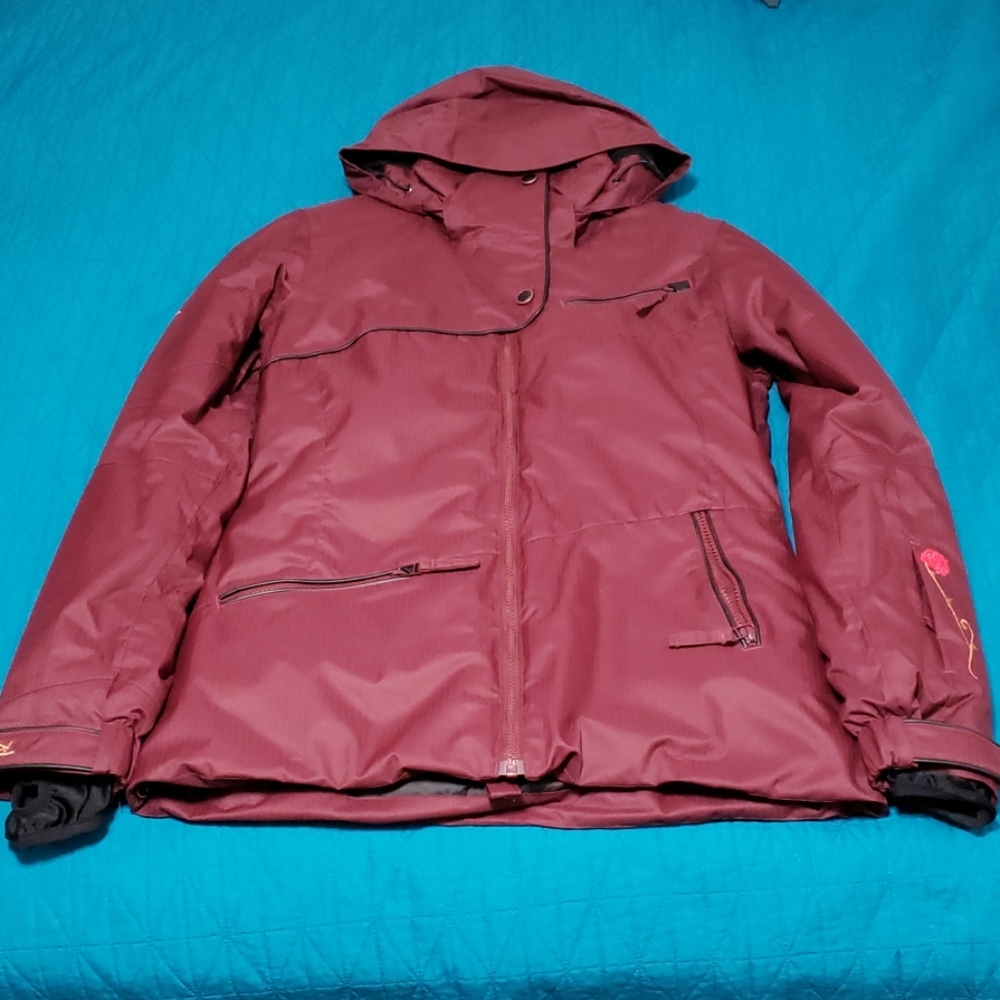 Rossignol Burgundy Puffer Jacket